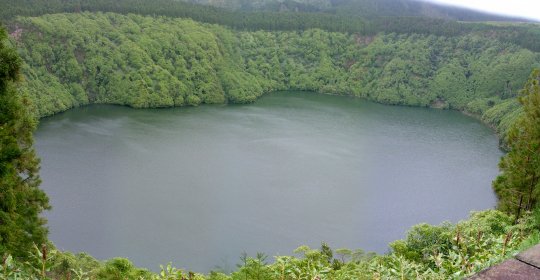 Miradouro para a Lagoa de Santiago